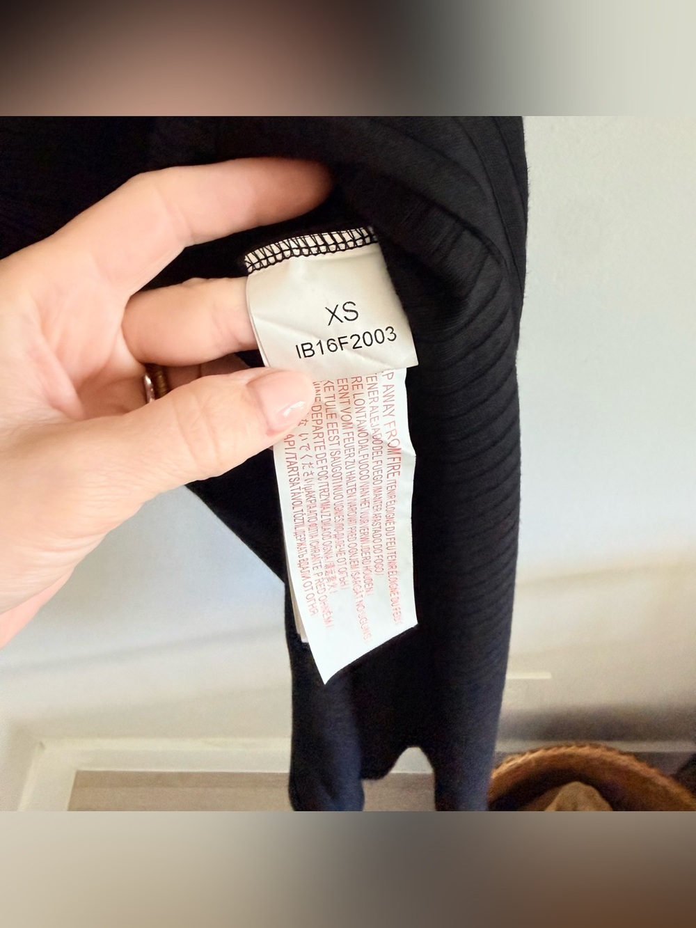 NWOT MINKPINK Revolve Black Ribbed Bodycon Midi Skirt | XS - Picture 6 of 7